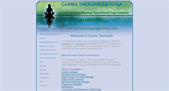 Desktop Screenshot of carmatherapies.com